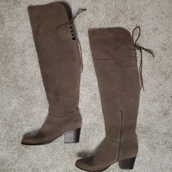 Aldo Brown Suede Over-the-Knee Boots | Thigh High | Size 10 - Picture 4 of 10